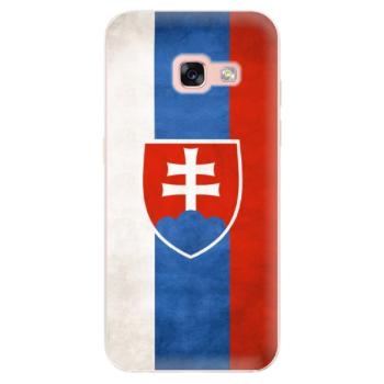 Odolné silikonové pouzdro iSaprio - Slovakia Flag - Samsung Galaxy A3 2017