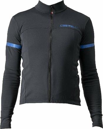 Castelli Fondo 2 Full Zip Dres Light Black/Blue Reflex XL