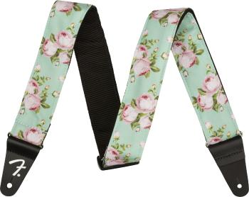 Fender Floral Strap, Surf Green, 2"