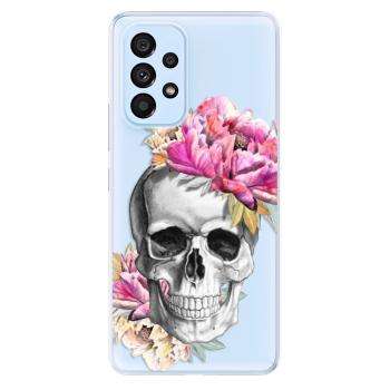 Odolné silikonové pouzdro iSaprio - Pretty Skull - Samsung Galaxy A73 5G