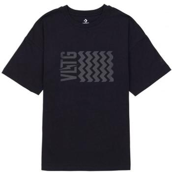 Converse VLTG OVERSIZED SHORT SLEEVE T-SHIRT Dámské tričko, černá, velikost XS
