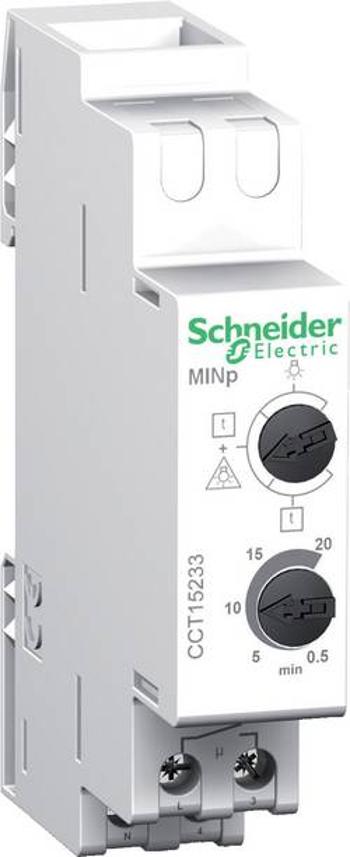 Schodišťový časový spínač montáž na lištu 230 V Schneider Electric CCT15233