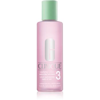 Clinique 3 Steps Clarifying Lotion 3 tonikum pro mastnou a smíšenou pleť 400 ml