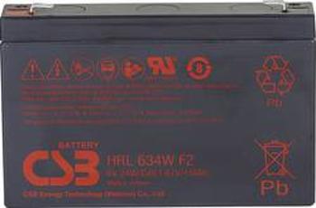 Olověný akumulátor CSB Battery HRL 634W high-rate longlife HRL634W, 8.4 Ah, 6 V