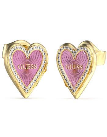 Guess Krásné bicolor náušnice Love Me Tender JUBE03237JWYGPPT/U