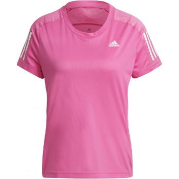 adidas OWN THE RUN TEE Dámské běžecké tričko, růžová, velikost M