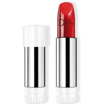 DIOR Rouge Dior The Refill dlouhotrvající rtěnka náhradní náplň odstín 999 Metallic 3,5 g