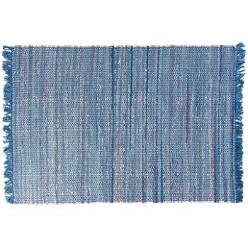 Modrý bavlněný koberec 160x230 cm BESNI, 57464 (beliani_57464)