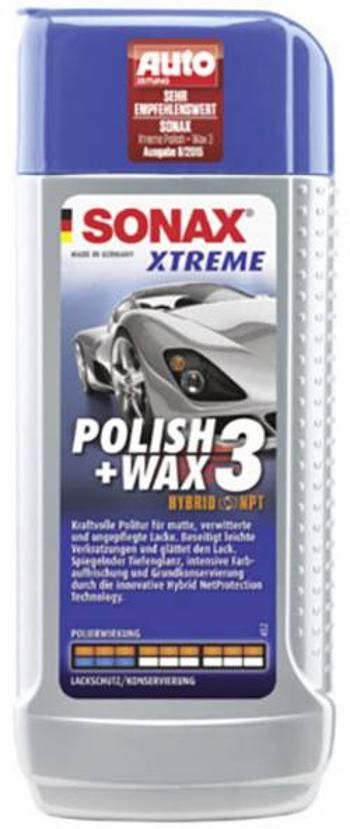 Leštící vosk na auto se zašlým lakem Sonax Xtreme Polish & Wax 3 NanoPro 202100, 250 ml