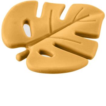 Zopa Silicone Teether Leaf kousátko Mustard Yellow 1 ks