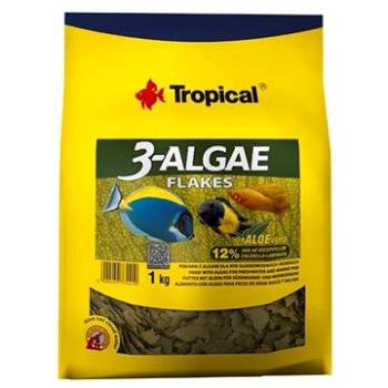 Tropical 3-algae flakes 1kg s řasami pro sladkovodní  a mořské ryby (6977441)