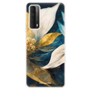 Odolné silikonové pouzdro iSaprio - Gold Petals - Huawei P Smart 2021