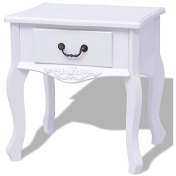 Noční stolek MDF bílý (242749)