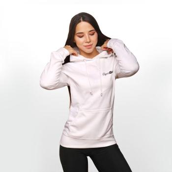 Dámská mikina PRO Hoodie White S - GymBeam