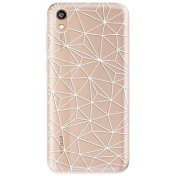 iSaprio Abstract Triangles 03 - white pro Honor 8S (trian03w-TPU2-Hon8S)