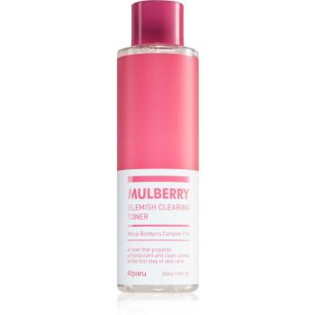 A´pieu Mulberry osvěžující hydratační tonikum pro rozjasnění pleti 210 ml