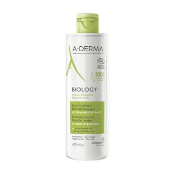 A-Derma BIOLOGY Dermatologická micelární voda hydratační-čisticí 400 ml