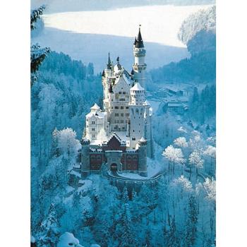 Ravensburger Puzzle Zámek Neuschwanstein v zimě 1500 dílků