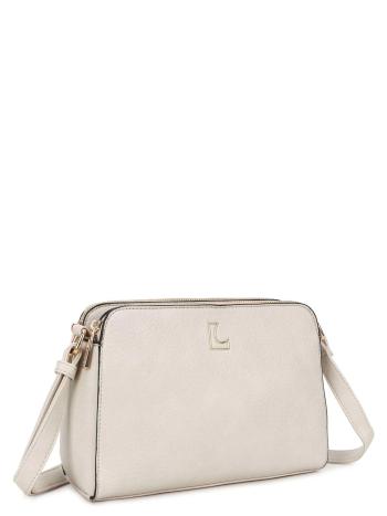 LUIGISANTO BÉŽOVÁ DVOUKOMOROVÁ KABELKA OW-TR-079-BEIGE Velikost: ONE SIZE