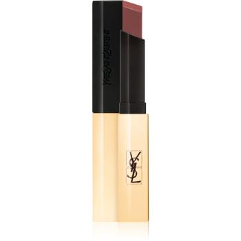 Yves Saint Laurent Rouge Pur Couture The Slim tenká matující rtěnka s koženým efektem odstín 6 Nu Insolite 2,2 g