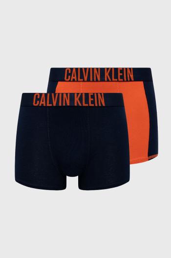 Dětské boxerky Calvin Klein Underwear oranžová barva