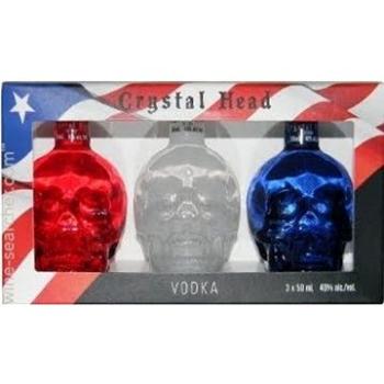 Crystal Head Vodka 3×0,05l 40% degustační sada GB (627040411667)