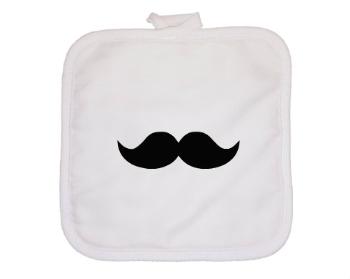 Chňapka čtverec moustache