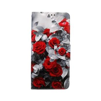TopQ Realme 7 knížkové Červené růže mix 63340 (Sun-63340)