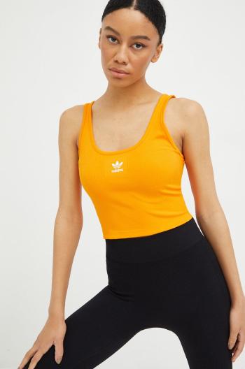 Top adidas Originals Adicolor dámský, oranžová barva