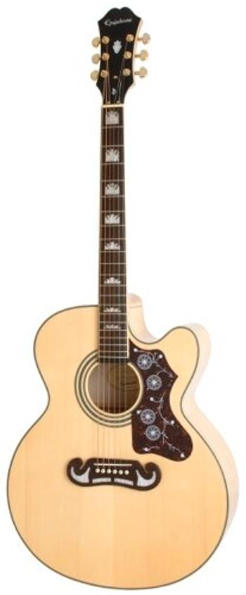 Epiphone J-200EC Studio Parlor barva Vintage Natural