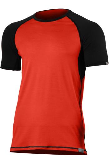 Lasting pánské merino triko OTO červené Velikost: XL