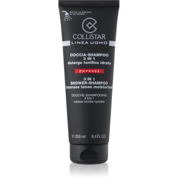 Collistar Uomo 3 in 1 Shower-Shampoo Express sprchový gel na tělo a vlasy 250 ml