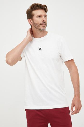 Tričko Selected Homme bílá barva, s aplikací