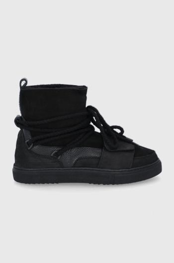 Kožené boty Inuikii pánské, černá barva