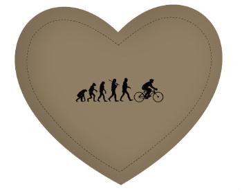 Polštář Srdce Evolution Bicycle