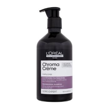 L'Oréal Professionnel Chroma Crème Professional Shampoo Purple Dyes 500 ml šampon pro ženy na blond vlasy