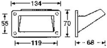 Rukojeť pro rack 3401CP, plast