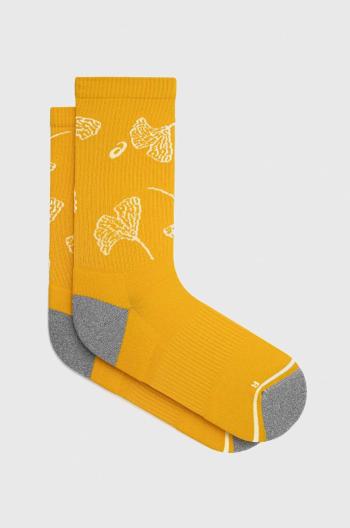 Ponožky Asics dámské, žlutá barva