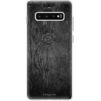 iSaprio Black Wood pro Samsung Galaxy S10+ (blackwood13-TPU-gS10p)