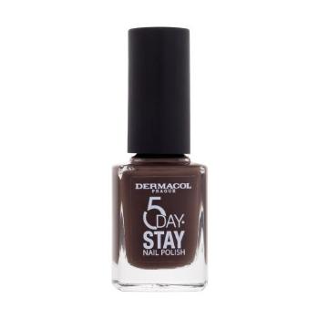 Dermacol 5 Day Stay 11 ml lak na nehty pro ženy 57 Chocolate