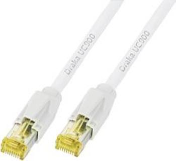 Síťový kabel RJ45 DRAKA K8560WS.0,50, CAT 6A, S/FTP, 0.50 m, bílá