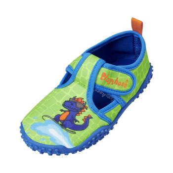 Playshoes Boty Aqua Dino modrozelené