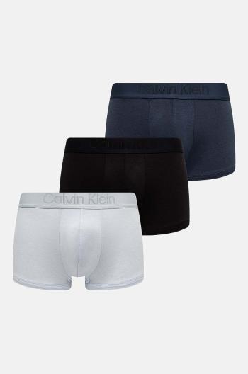 Boxerky Calvin Klein Underwear 3-pack pánské, tmavomodrá barva, 000NB3651A