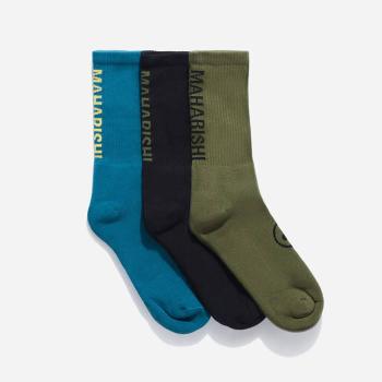 Ponožky Miltype Peace Sports Socks 3 - Pack 9890 TEAL / OLIVE / BLACK