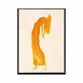Plakát The Saffron Dress – 70 × 100 cm (zakázková výroba)