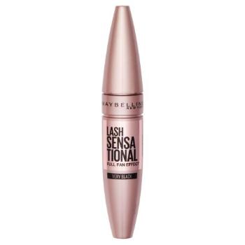 Maybelline Lash Sensational 9,5 ml řasenka pro ženy Very Black objemová řasenka; prodlužující řasenka; tvarující řasenka