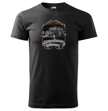 Tričko Citröen Traction Avant Black (Velikost: 3XL, Typ: pro muže, Barva trička: Černá)