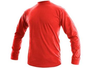 Tričko PETR, dlouhý rukáv, červené, vel. L