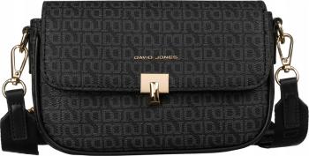 DAVID JONES ČERNÁ VZOROVANÁ CROSSBODY KABELKA [DH] CH21073 BLACK Velikost: ONE SIZE