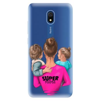 Odolné silikonové pouzdro iSaprio - Super Mama - Boy and Girl - Xiaomi Redmi 8A